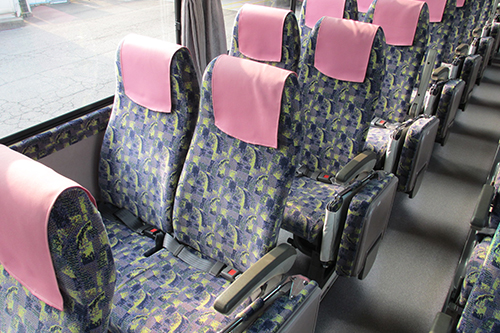 大型観光バス】エアロ/49席+補助席11席
