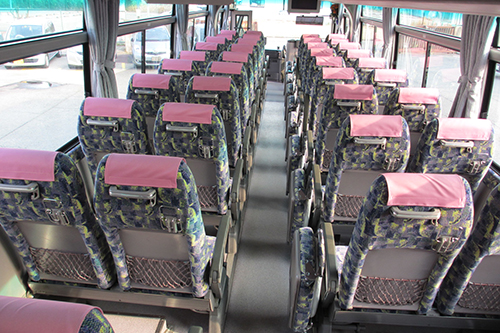 大型観光バス】エアロ/49席+補助席11席